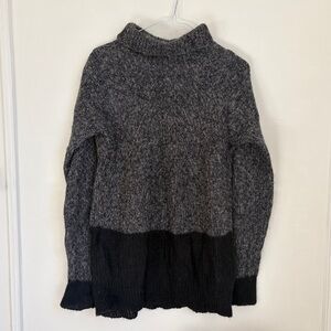 Jil Sander Mohair Alpaca mock neck sweater